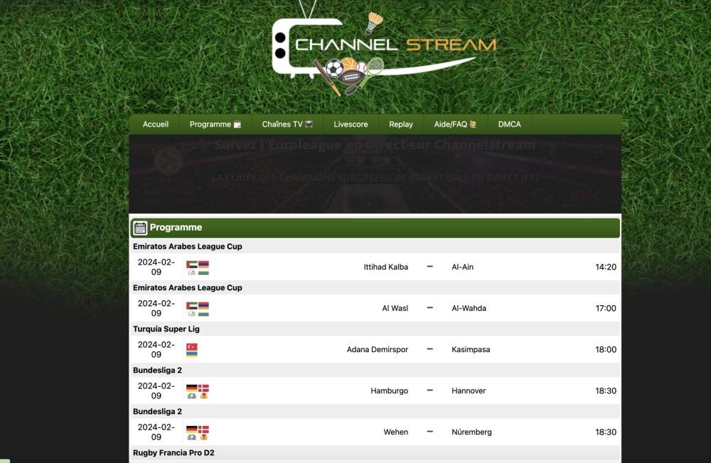 La nouvelle adresse de Channel Stream