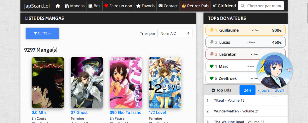 Japscan nouveau site