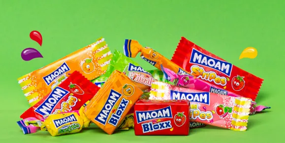 La gélatine dans les bonbons Maoam 