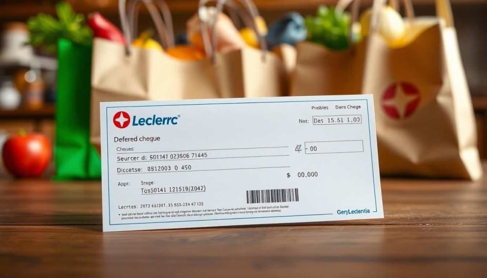 date limite chèque différé Leclerc